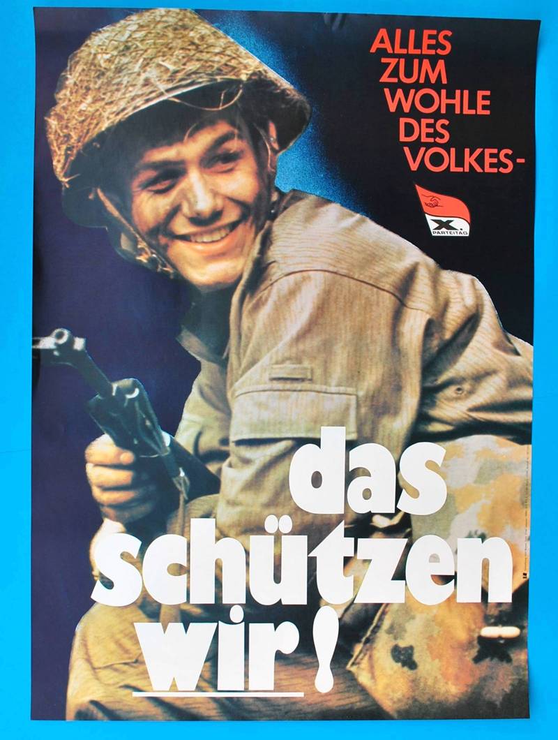 Ddr Plakat Poster Nva Alles Z Wohl Des Volkes X Cm